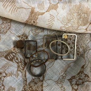 Vintage 60s Modernist Geometric Brooch